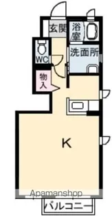 グランドメゾン糸崎 A棟【101号室】の間取り