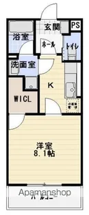 サンビレッヂα【3階】の間取り