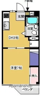 二伊滝ハイツ【3階】の間取り