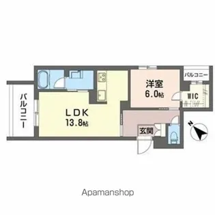 カヴァリエーレ【2階】の間取り