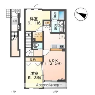 SOLANA【2階】の間取り