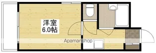 コスモスビルⅡ【304号室】の間取り