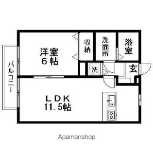 マミーパレス【2階】の間取り
