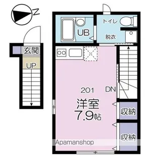エスパーダ下高井戸【2階】の間取り