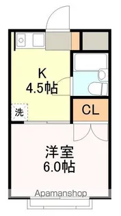 メゾン落合【207号室】の間取り