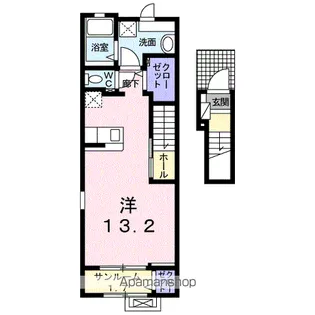 サンライズ川越 B【2階】の間取り
