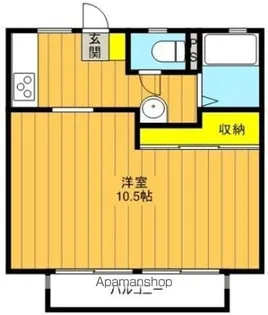 サンハイツ大橋【103号室】の間取り