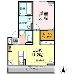 アイネ・クライネ【3階】の間取り