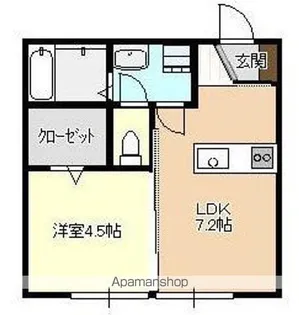 アリエッタ・K【101号室】の間取り