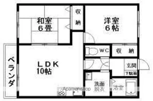 コーポピュア【302号室】の間取り