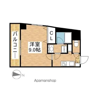 愛知県名古屋市中区葵3丁目【マンション】の間取り