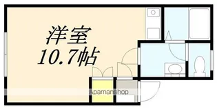 1Rの間取り画像