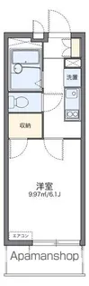 レオパレスボヌール久喜【1階】の間取り
