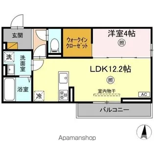 アウローラ【3階】の間取り