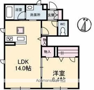 シャーメゾン正塚【1階】の間取り