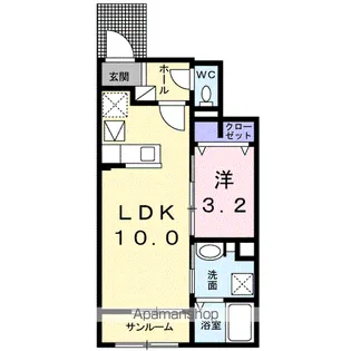 グラウビュンデン ヴィレッジ【1階】の間取り