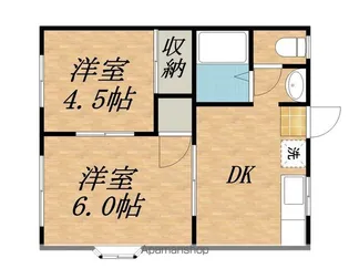 ラ・ルーナ【7号室】の間取り