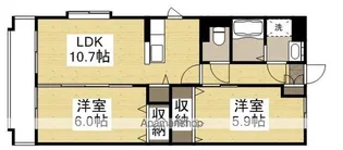 プロローグ常盤【3階】の間取り