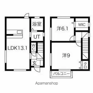 ピエニコティー【1階】の間取り