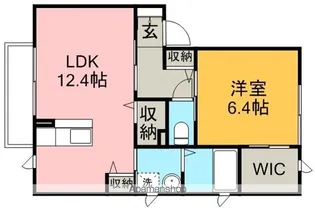 ファミーユB棟【201号室】の間取り