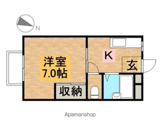エルパティオ【203号室】の間取り