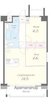 モンテジョア【8階】の間取り