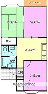 シュポール【104号室】の間取り