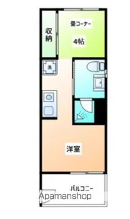 1Kの間取り画像