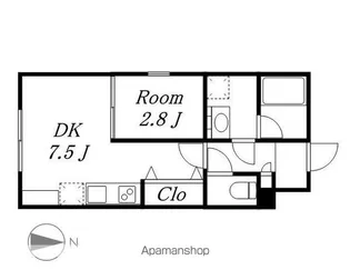 BRAVE亀島本陣【1階】の間取り