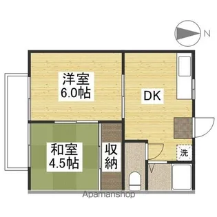 コーポ西崎【2階】の間取り