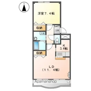 COSMOS【2階】の間取り