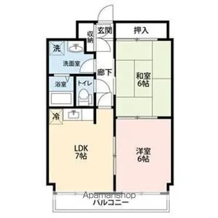 前田ビル【302号室】の間取り