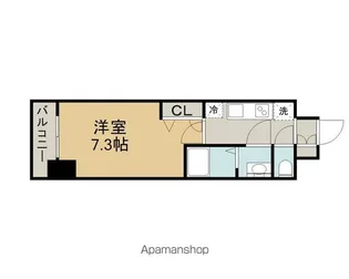 愛知県名古屋市中区新栄1丁目【マンション】の間取り