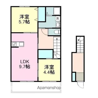 プランドールⅣ【2階】の間取り