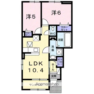 グレイス Ⅲ【1階】の間取り