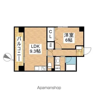 プランドール千種【10階】の間取り