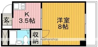 エリータ半町【3階】の間取り