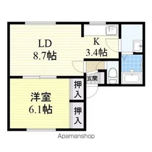 絵瑠夢23【2階】の間取り
