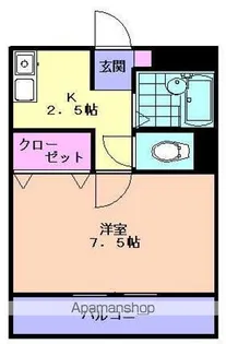 ソーシアル【303号室】の間取り
