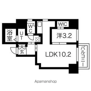 レガーロ札幌ステーション【2階】の間取り
