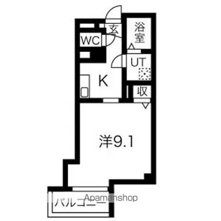 ステージ中央(住居)【2階】の間取り