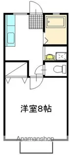 サンハイツ松戸 A棟【202号室】の間取り