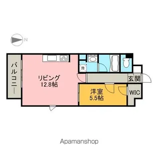 カーサ ミツクラ【6階】の間取り