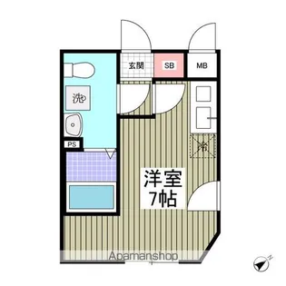 ジニアールコート西尾久【4階】の間取り