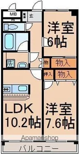 マーベラス【2階】の間取り