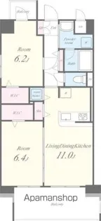 FLOURISH SI【5階】の間取り