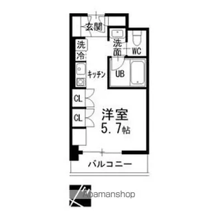 Ritzy本山【119号室】の間取り