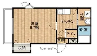 ホワイトステージ【C号室】の間取り