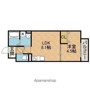 フォレ下穂積【2階】の間取り