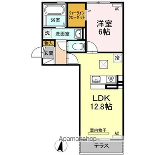 キャトルセゾン【1階】の間取り